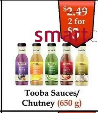 Tooba sauces/chutney
