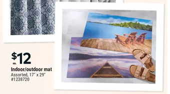 Giant Tiger Indoor/outdoor mat offer