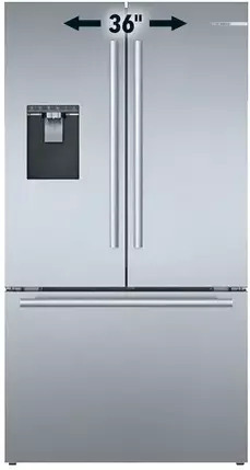 Lowe's Bosch 21.6 cu. ft. refrigerator offer