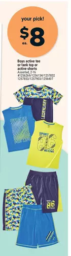 Giant Tiger Boys active tee offer