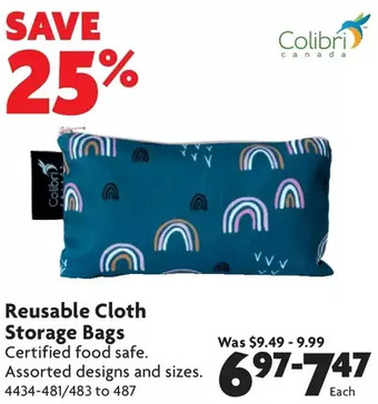 Home Hardware Reusable cloth storage bags offer