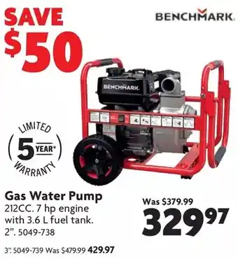 Home Hardware Gas water pump 2 | 3 offer