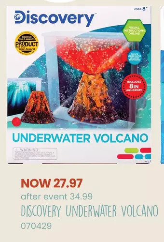 Toys R us Discovery underwater volcano offer
