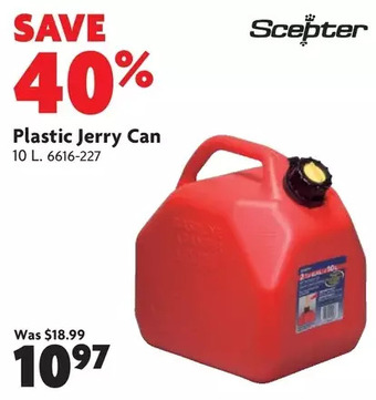 Home Hardware Plastic jerry can offer