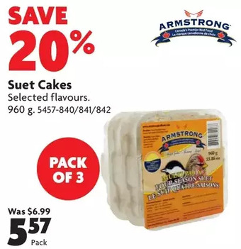 Home Hardware Suet cakes offer