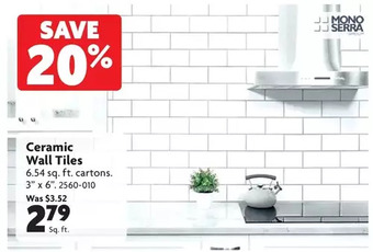 Home Hardware Ceramic wall tiles offer