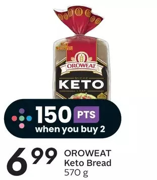 Sobeys Oroweat keto bread offer