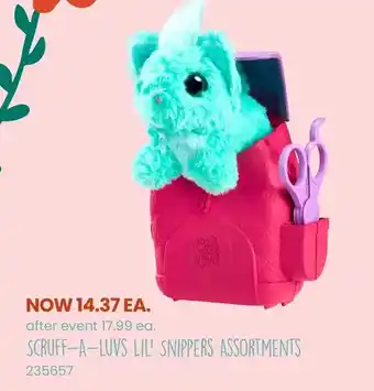 Toys R us Little live scruff-a-luvs cutie cuts lil' snippers single pk offer