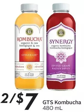 Sobeys Gts kombucha offer