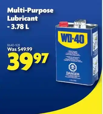 Home Hardware Multi-purpose lubricant - 3.78 l offer