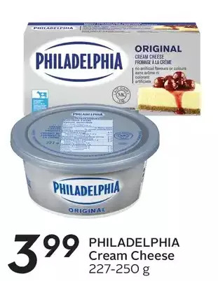 Sobeys Philadelphia cream cheese offer