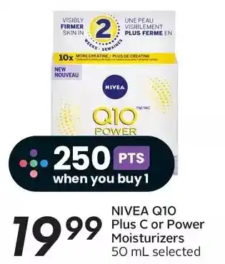 Sobeys Nivea q10 plus c or power moisturizers offer