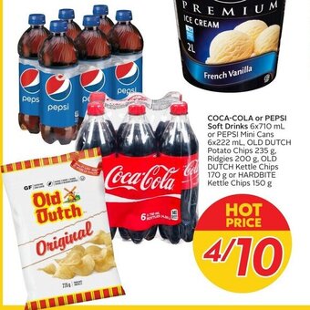 Sobeys Coca-cola or pepsi soft drinks offer