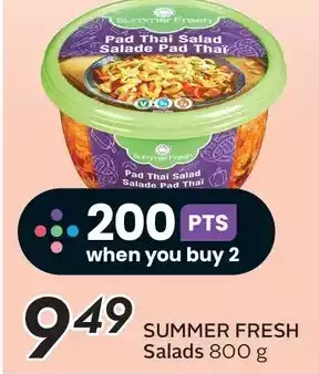 Sobeys Summer fresh salads offer