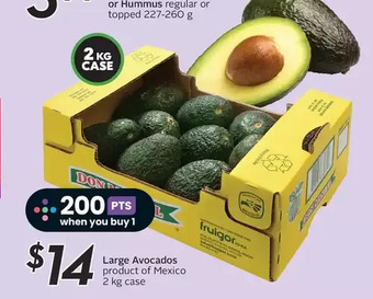 Sobeys Large avocados offer