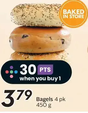 Sobeys Bagels offer