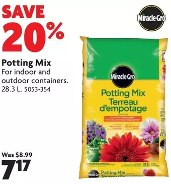 Home Hardware Potting mix offer