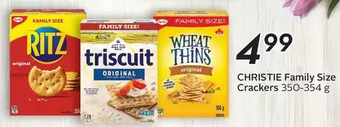 Sobeys Christie family size crackers offer