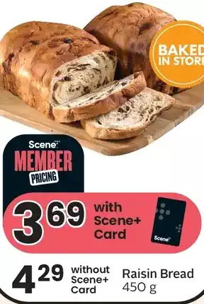 Sobeys Raisin bread offer