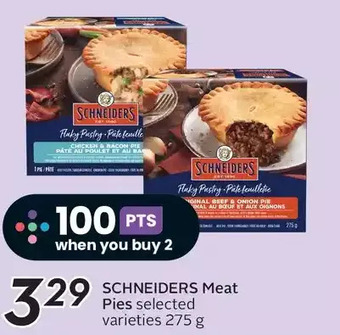 Sobeys Schneiders meat pies offer