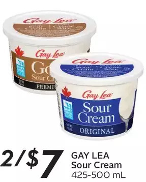 Sobeys Gay lea sour cream offer