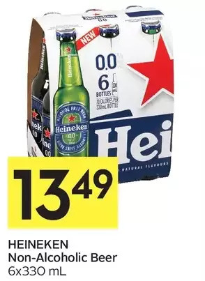 Foodland Heineken non-alcoholic beer offer