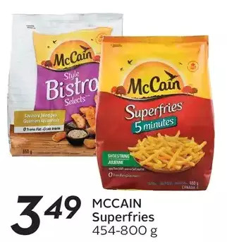 Sobeys Mccain superfries offer
