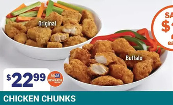 M & M Food Market Chicken chunks offer