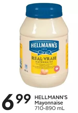 Sobeys Hellmann's mayonnaise offer