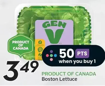 Sobeys Boston lettuce offer