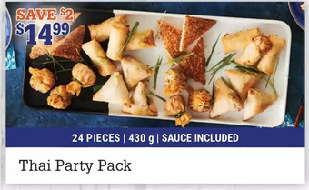 M & M Food Market Thai party pack offer