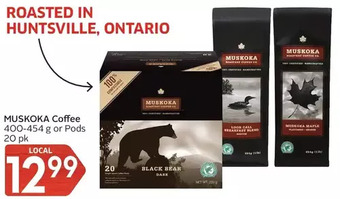 Foodland Muskoka coffee or pods offer
