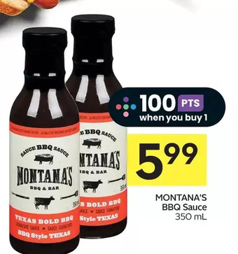 Foodland Montana's bbq sauce offer