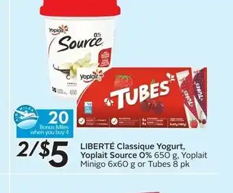 Sobeys Liberté classique yogurt offer