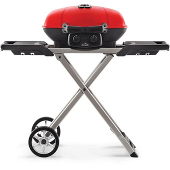 Home Depot Napoleon 2-burner travelq portable grill with cart offer