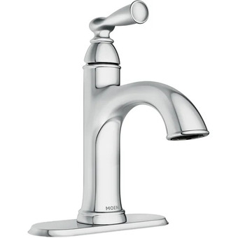 Home Depot Moen banbury 4 centerset bathroom sink faucet in chrome offer