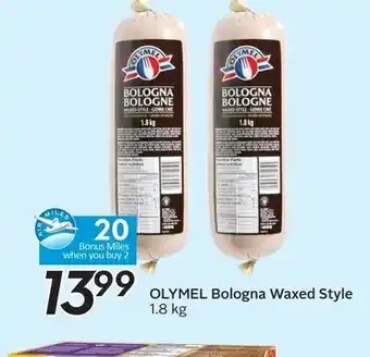 Sobeys Olymel bologna waxed style offer