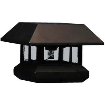 Home Depot Veranda plastic solar light post cap offer