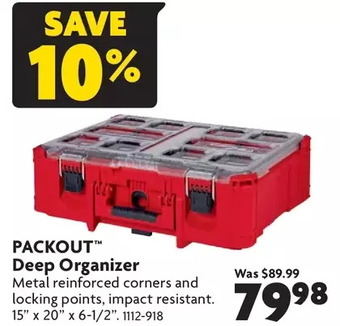 Home Hardware Packout deep organizer offer