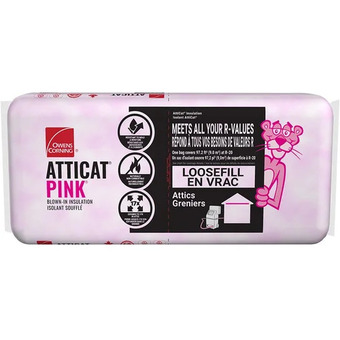 Home Depot Owens corning atticat expanding blown-in pink fiberglas insulation offer