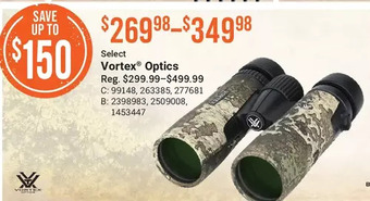 Cabela's Vortex optics offer