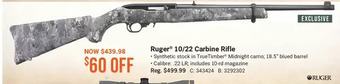 Bass Pro Ruger 10/22 carbine rifle offer
