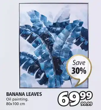 JYSK Banana leaves offer