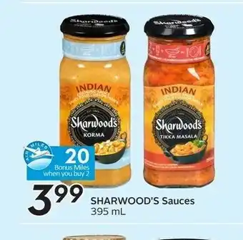 Sobeys Sharwood's Sauces offer