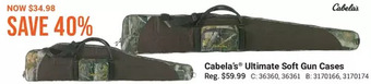 Cabela's Cabela's ultimate soft gun cases offer