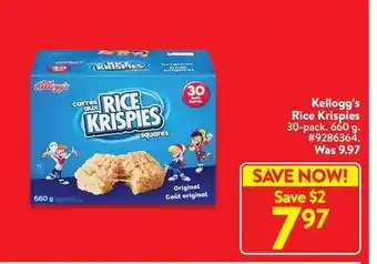 Walmart Kellogg's rice krispies offer