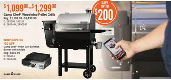 Bass Pro Camp chef woodwind pellet grills offer