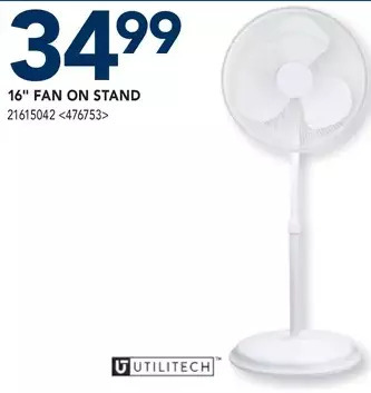 RONA Utilitech 16 fan on stand offer