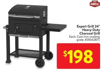 Walmart Expert grill 24 heavy-duty charcoal grill offer