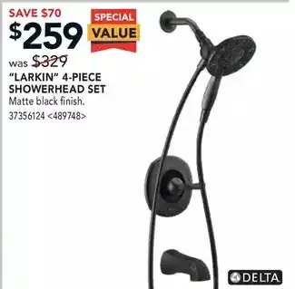 RONA Delta larkin 4-piece showerhead set offer